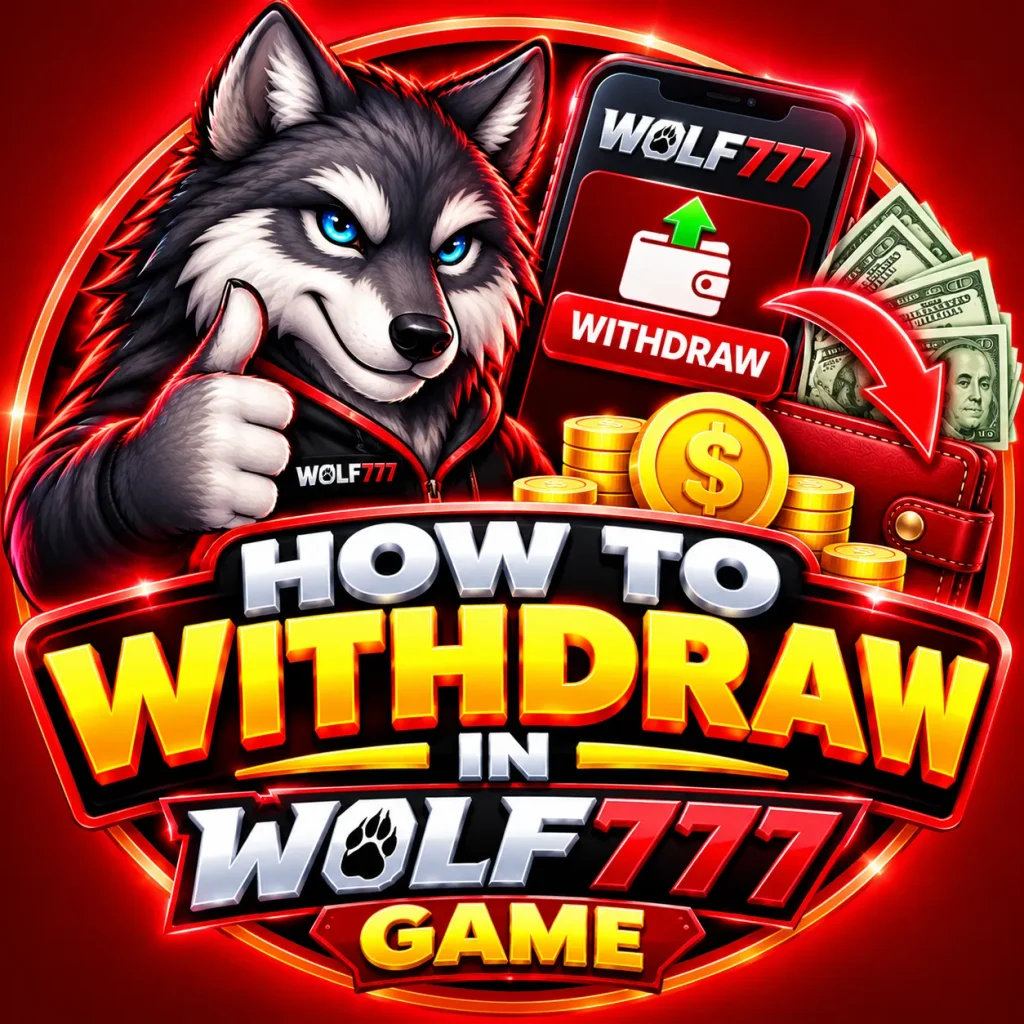 HOW TO WITHRAW IN WOLF777 GAME 